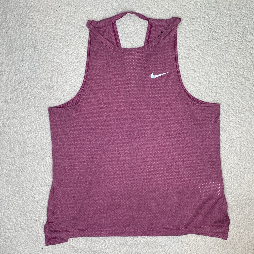 Nike Dri-Fit Pink Breath Cut Out Tank Top: Size Medium